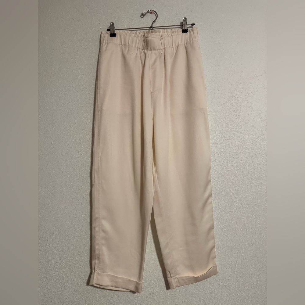 Soft Surroundings Cream Pull On Pants - Picture 1 of 6